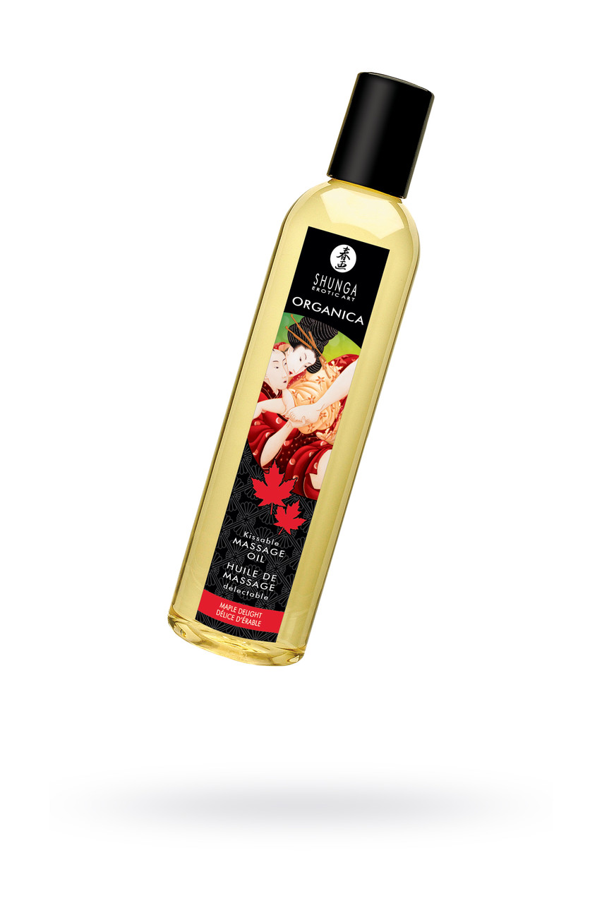 Масло для массажа Shunga Organica Maple Delight, натуральное, возбуждающее, с ароматом кленового сиропа, 250
