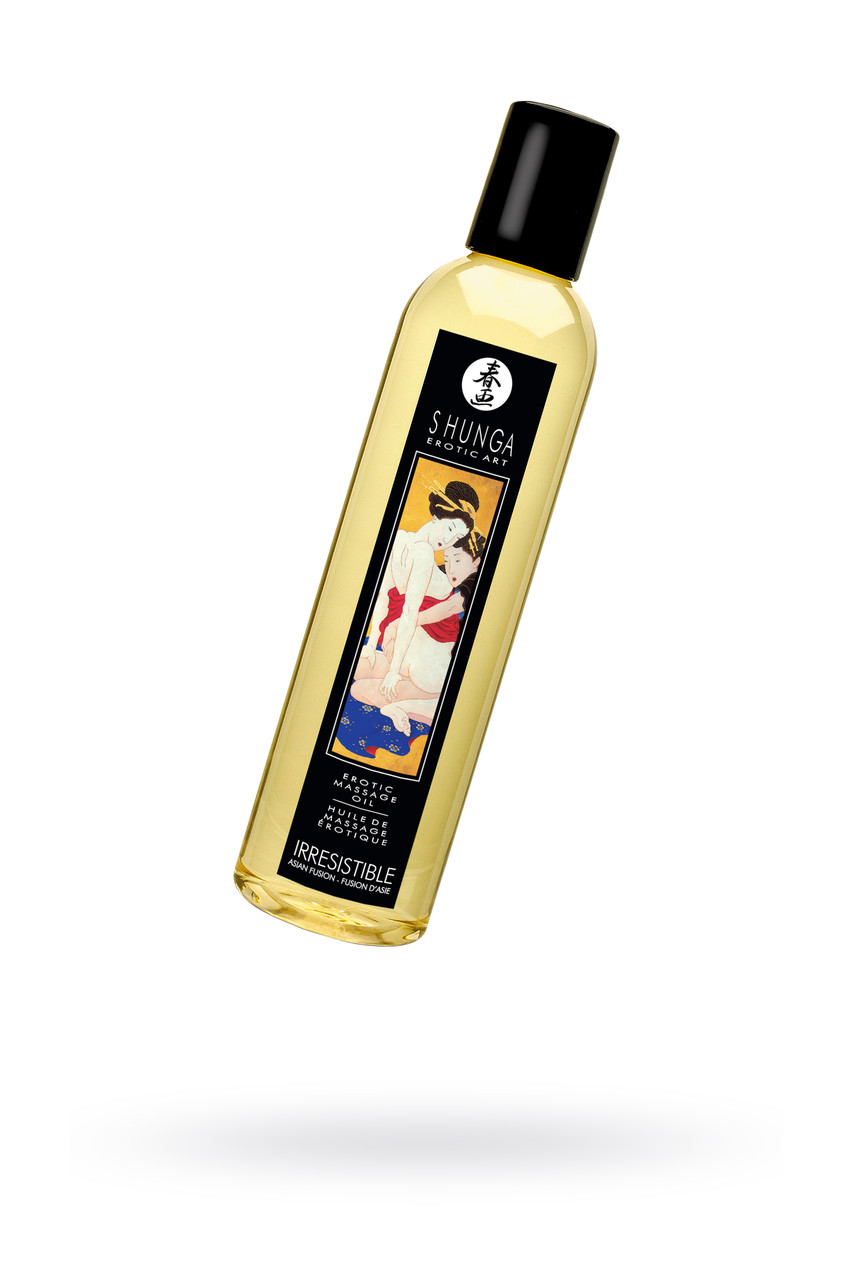 Масло для массажа Shunga Irresistible «Asian Fusion», натуральное, возбуждающее, с ароматом азиатских фруктов,