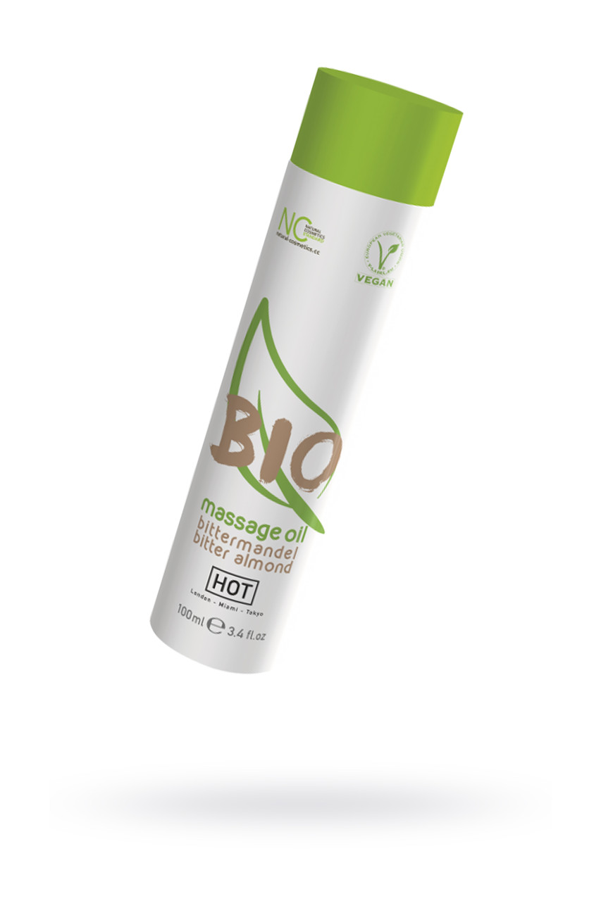 Массажное масло HOT BIO oil bitter almond 100 мл.