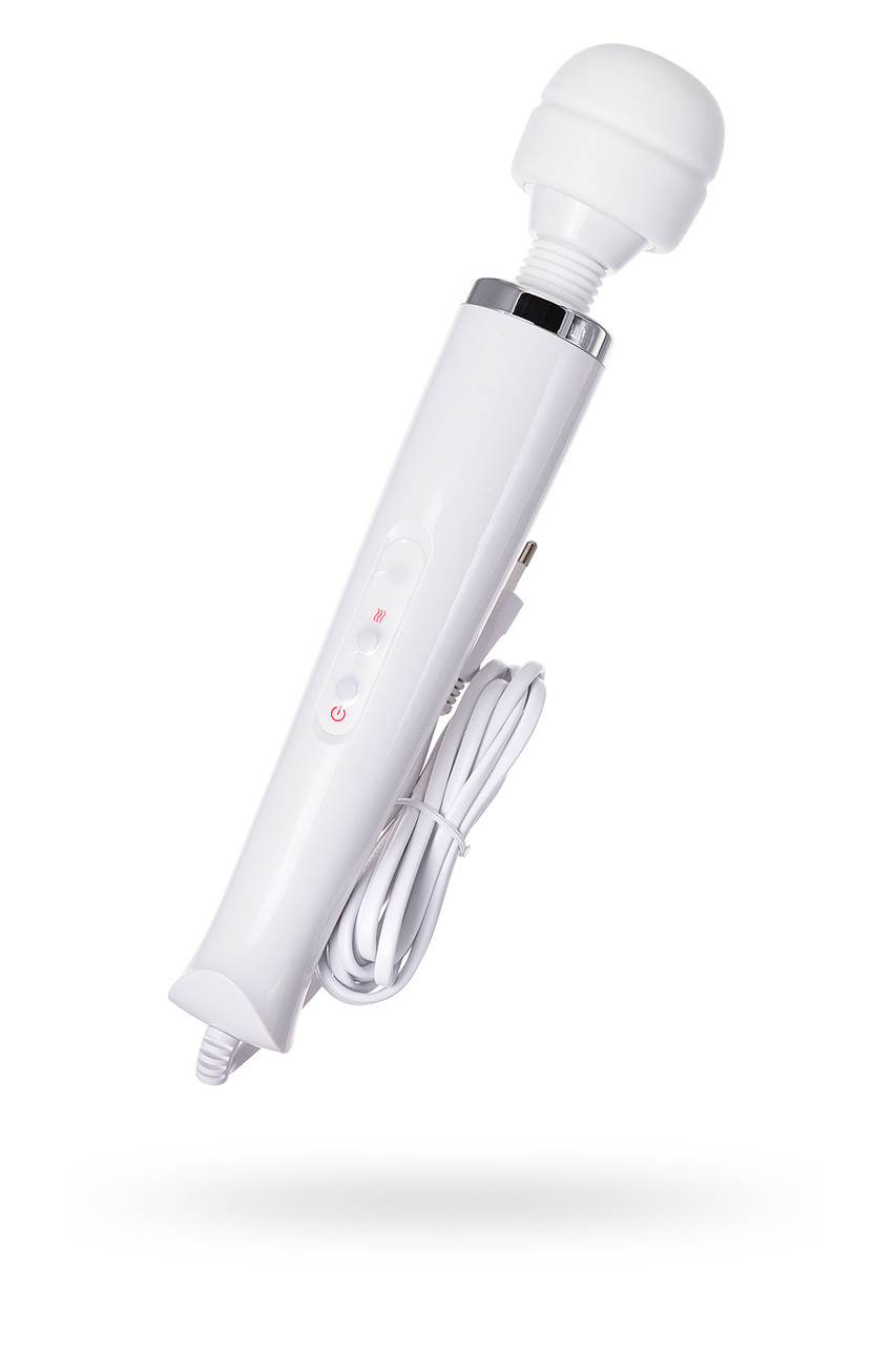 Вибромассажер L'EROINA Super Massager, 8 режимов вибрации, силикон+ABS пластик, белый, 32 см