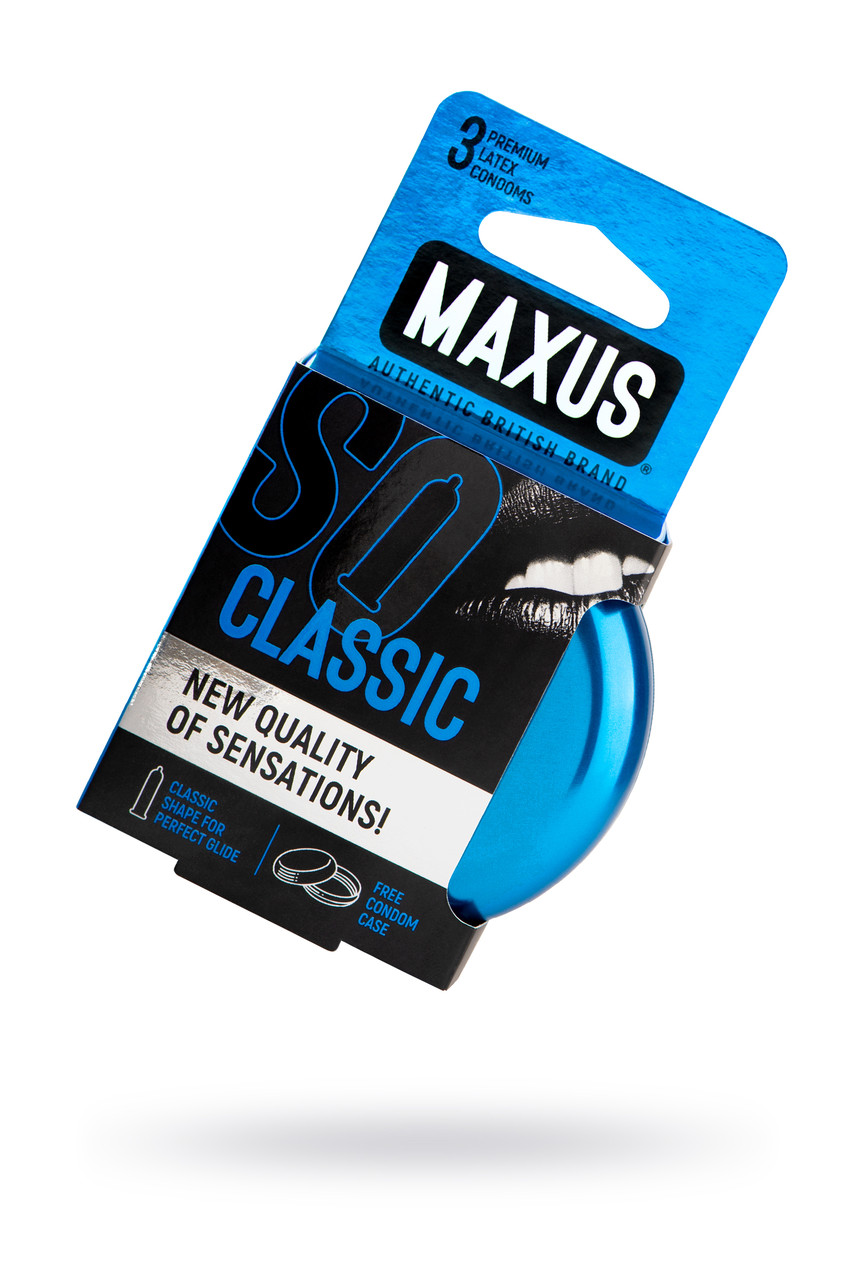 Презервативы MAXUS Классические в железном кейсе № 3, 18 см