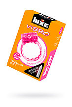 Виброкольцо LUXE VIBRO Техасский Бутон + презерватив, 1 шт