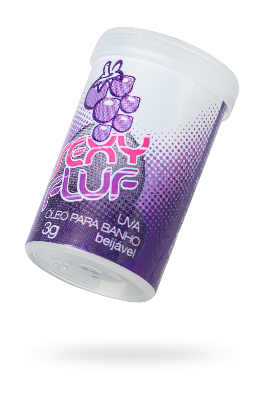 Масло для ванны, массажа и восхитительного аромата в капсулах INTT SEXY FLUF, виноград, 2 капсулы, 3 г