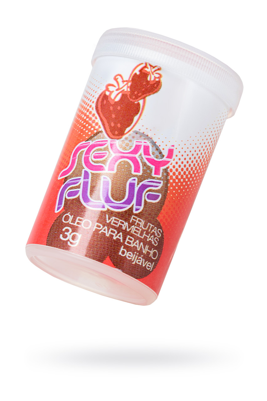 Масло для ванны, массажа и восхитительного аромата в капсулах INTT SEXY FLUF, клубника, 2 капсулы, 3 г