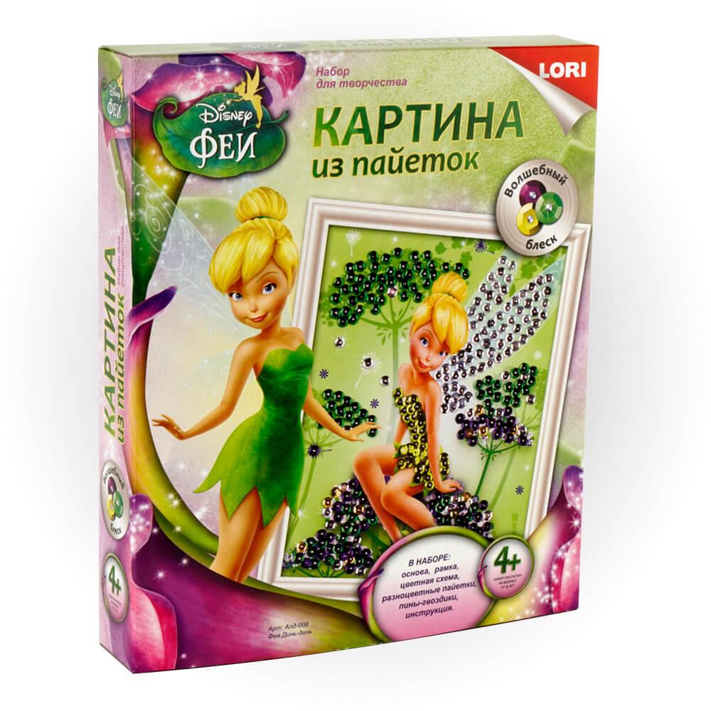 Картина из пайеток Disney "Фея Динь-Динь"