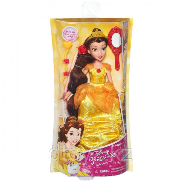 Кукла с аксессуарами Hasbro Принцессы с длинными волосами Бэлль B5292