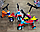 Детский самокат-беговел трансформер 2 в 1 красный/голубой, фото 7