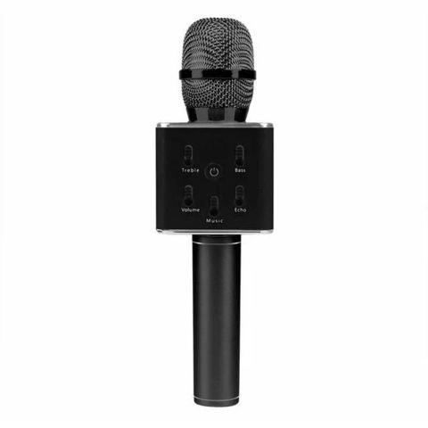 Караоке-микрофон беспроводной TUXUN Q7 со встроенной bluetooth-колонкой (Черный) - фото 3 - id-p79268464
