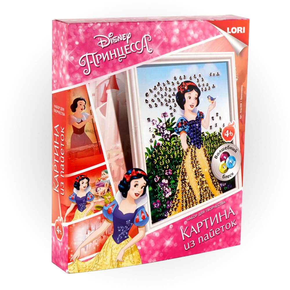 Картина из пайеток LORI Disney "Белоснежка"