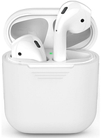 Силиконовый чехол для Apple AirPods (белый), фото 1