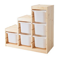 Стеллаж д/хранения игрушек ТРУФАСТ сосна белый ИКЕА, IKEA 492.223.25 Стеллаж д/хранения игрушек ТРУФАСТ сосна белый ИКЕА, IKEA