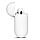 Силиконовый чехол для Apple AirPods 1/2 (с карабином, белый), фото 2