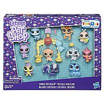 Набор Littlest Pet Shop 10 петов Сверкающая коллекция