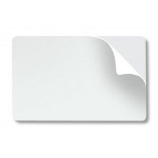 PVC наклейка чистая для печати, CR-80, 0,3 мм (коробка 500 шт.))