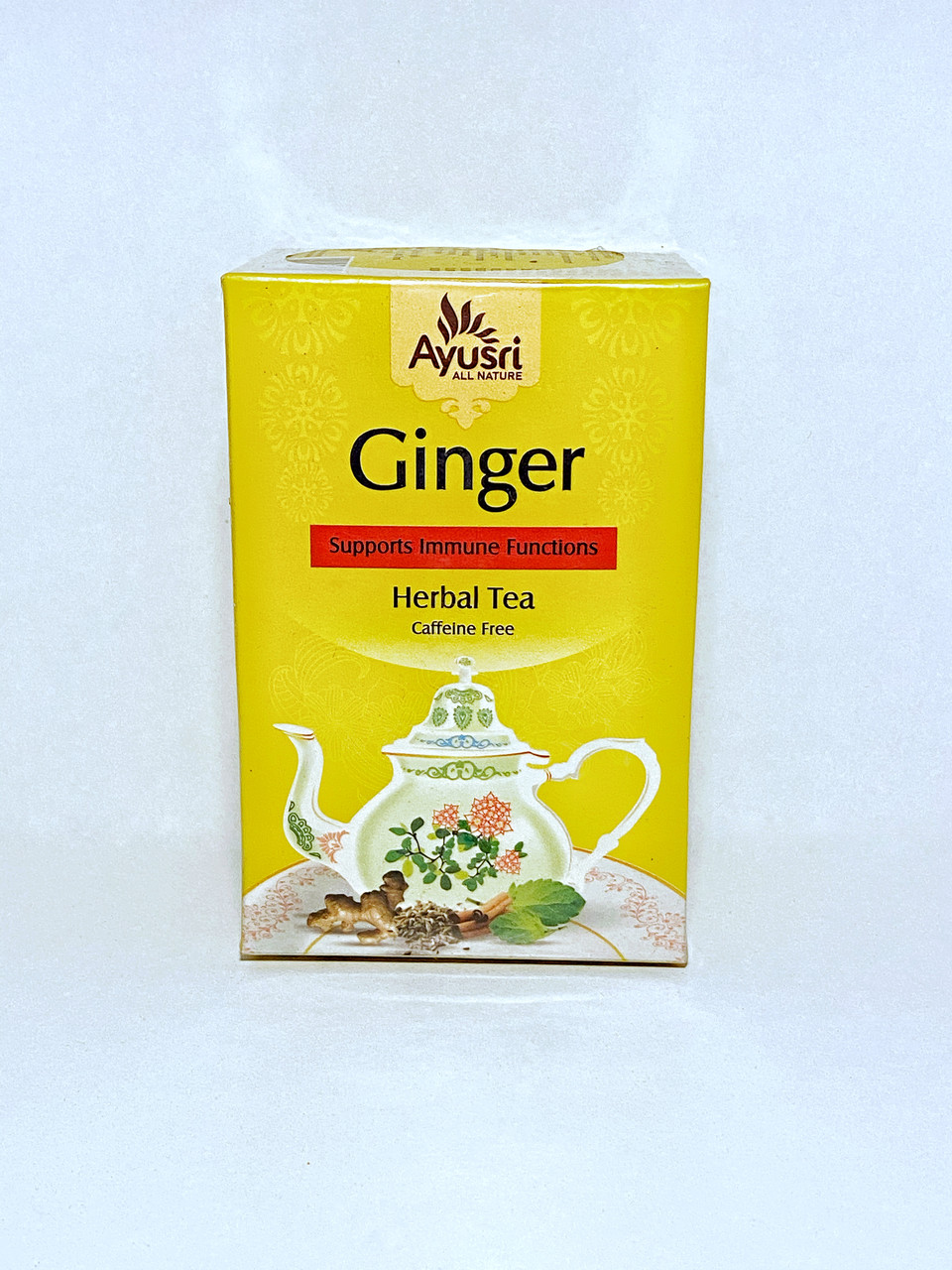 Аюрведический имбирный чай, Ginger Herbal Tea, 40 гр, Ayusri