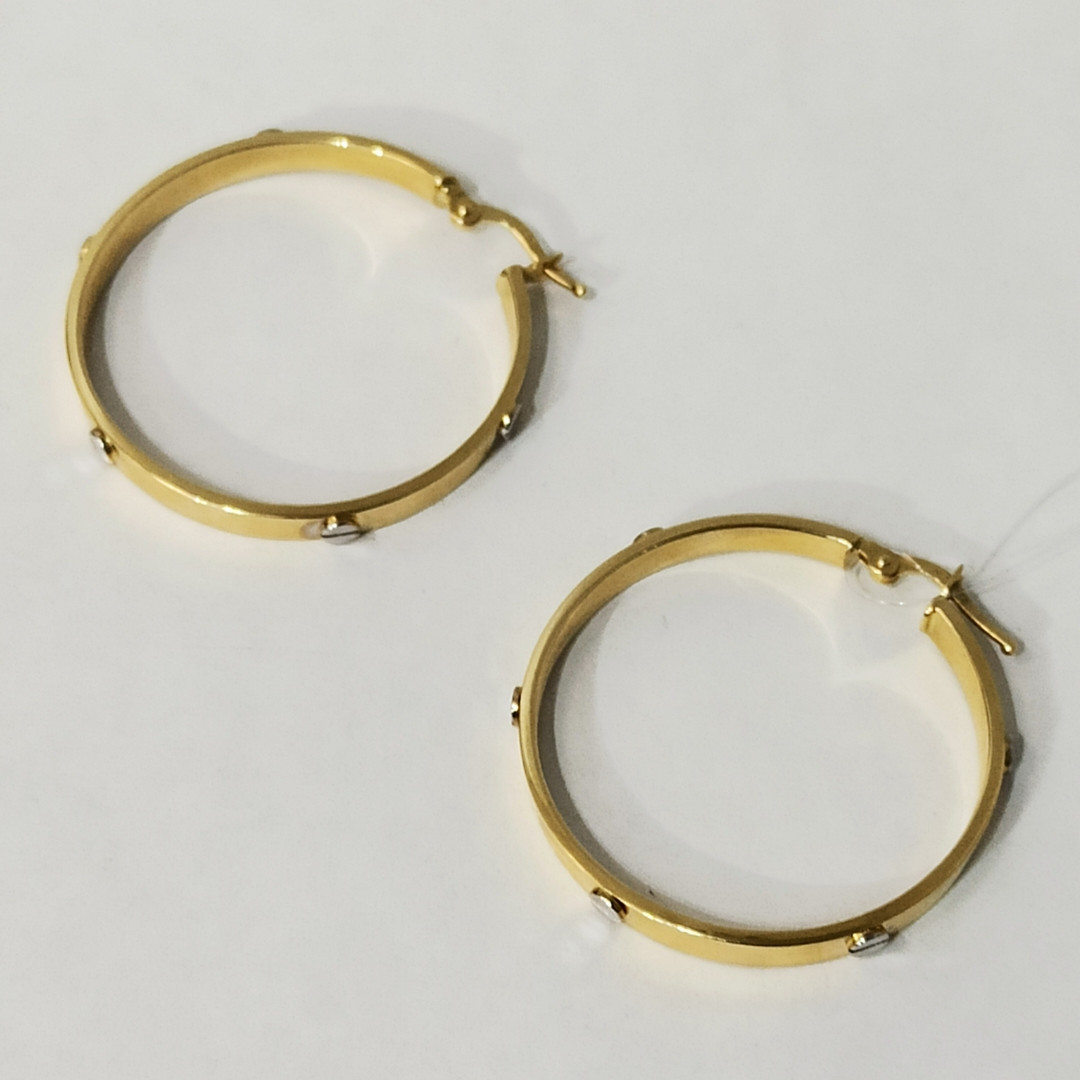 Серьги - конго / 3,5 см
