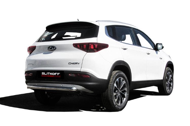 Защита заднего бампера d57 Chery Tiggo7