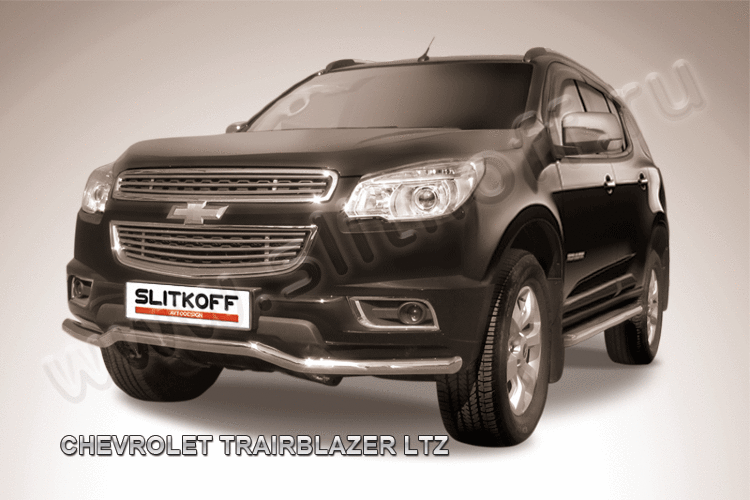 Защита переднего бампера " волна" d57 Chevrolet Trailblazer (2012)