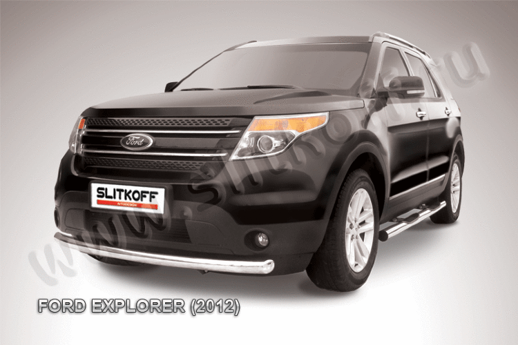 Защита переднего бампера d76 Ford Explorer (2012)