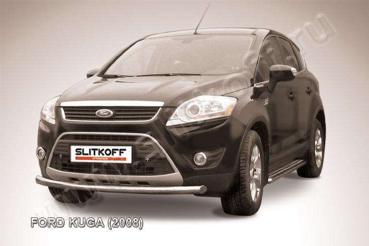 Защита переднего бампера d57 Ford Kuga (2008)