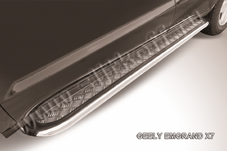 Пороги d57 с листом Geely Emgrand X7