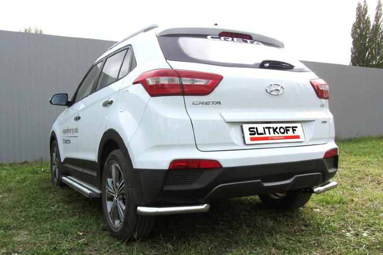 Уголки d57 Hyundai CRETA 4WD 2016