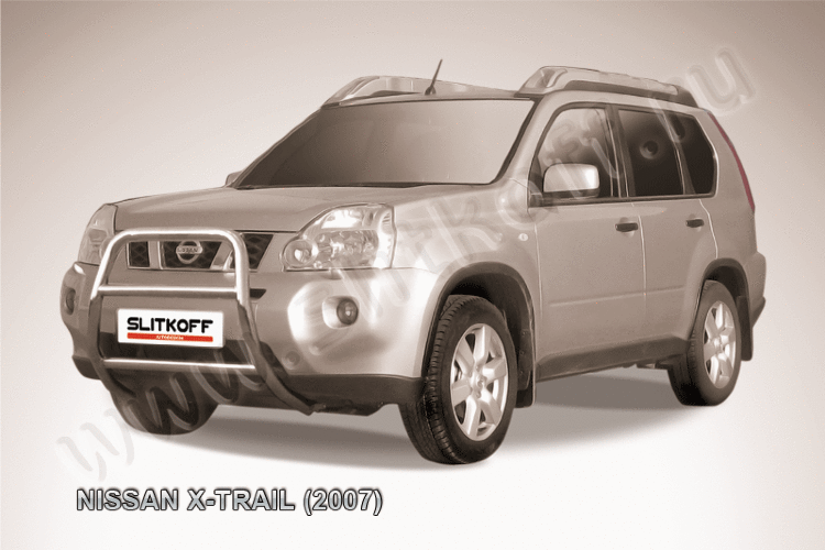 Кенгурятник d57 высокий Nissan X-TRAIL (2007)