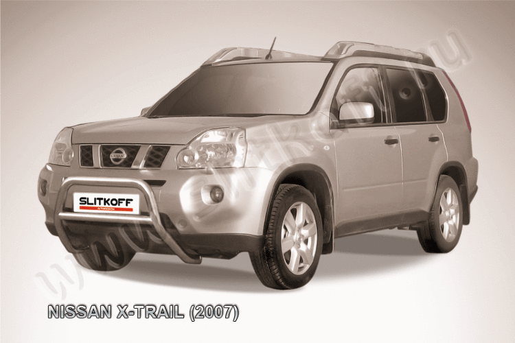 Кенгурятник d57 низкий Nissan X-TRAIL (2007)