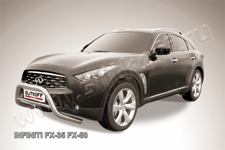 Кенгурятник d76 низкий Infiniti FX-35; FX-50