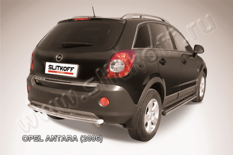 Защита заднего бампера d57 Opel Antara