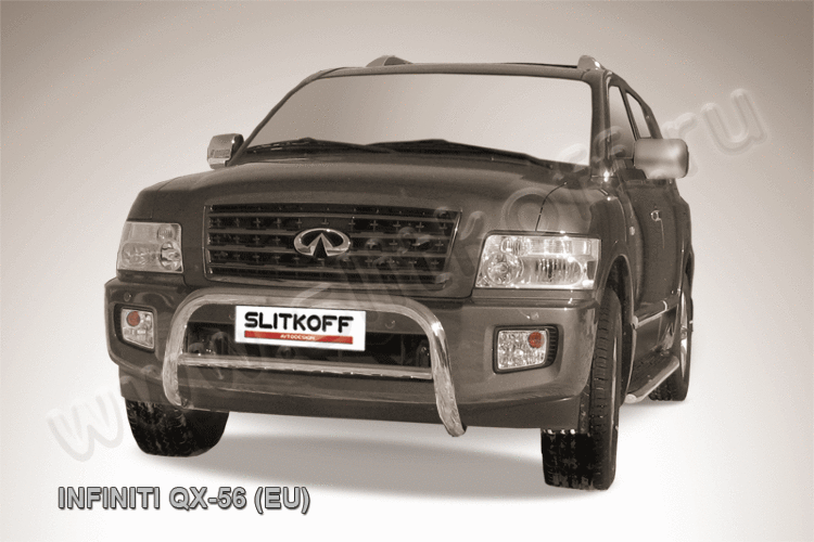 Кенгурятник d76 низкий Infiniti QX-56