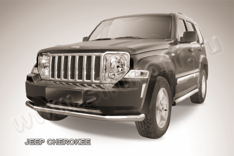 Защита переднего бампера d76 JEEP CHEROKEE KK