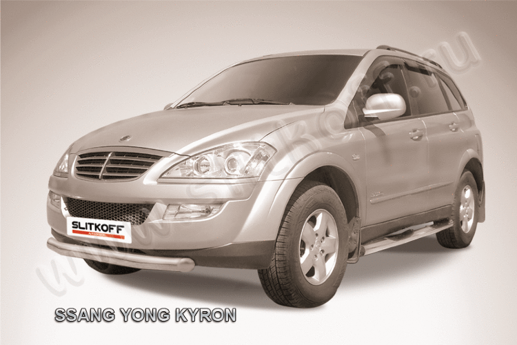 Защита переднего бампера d76 Ssang Yong KYRON