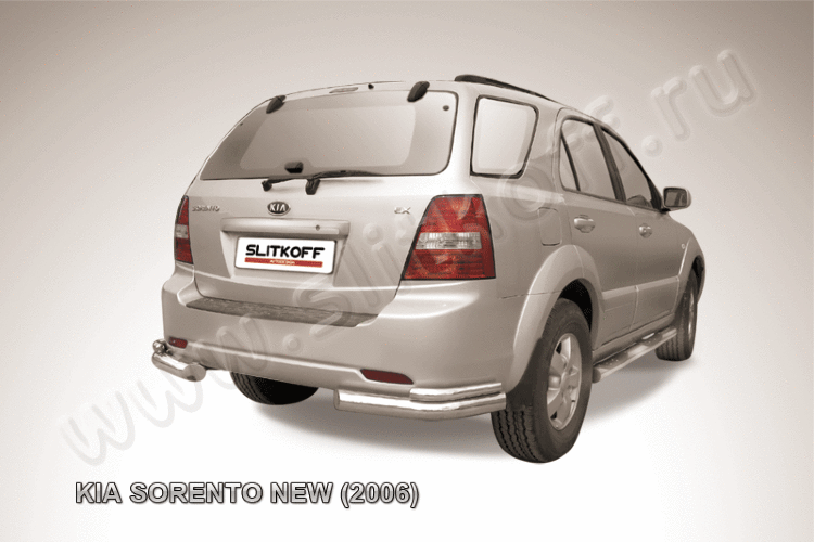Уголки d76 + d57 KIA Sorento (2006)