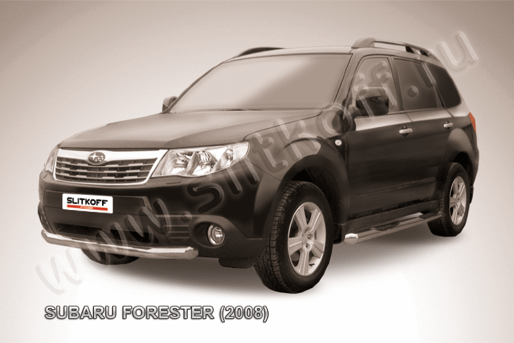 Защита переднего бампера d76 Subaru Forester