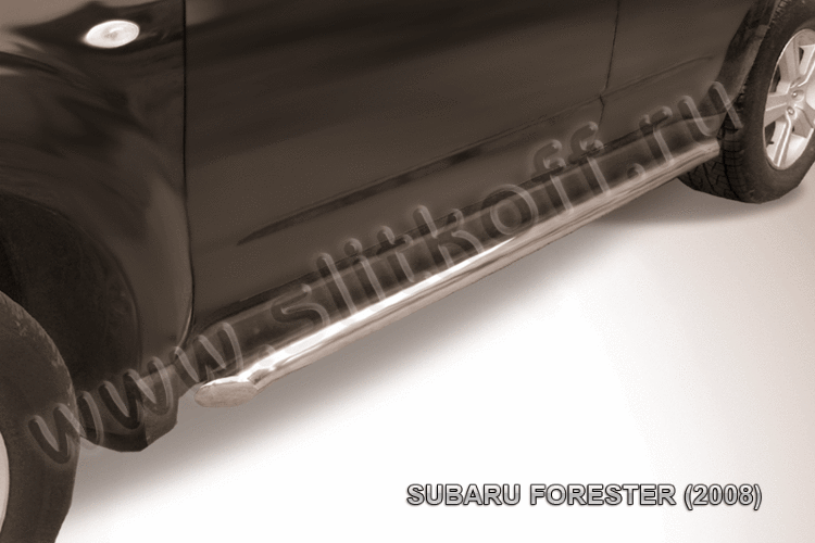 Защита порогов d57 труба Subaru Forester