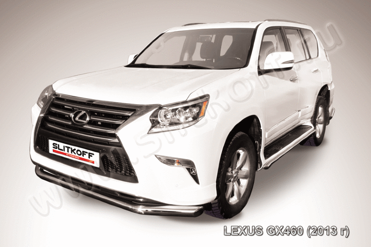 Защита переднего бампера d76 Lexus GX460 (2013)