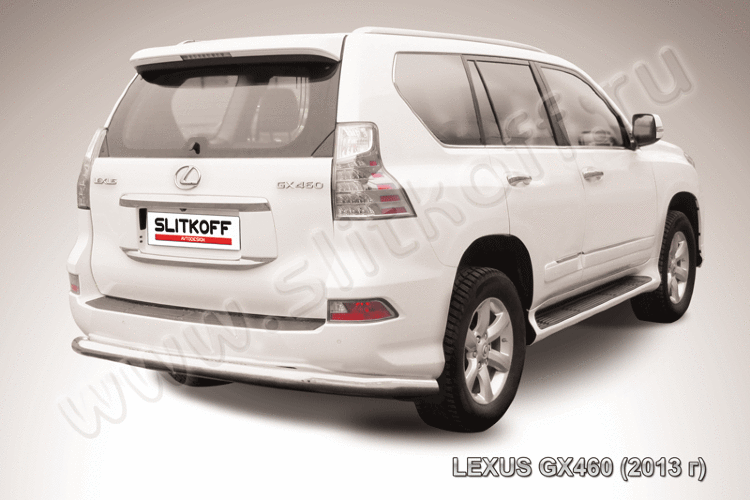 Защита заднего бампера d76 Lexus GX460 (2013)