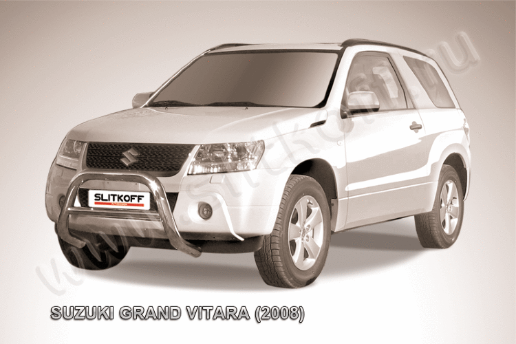 Кенгурятник d76 низкий Suzuki Grand Vitara (трехдверная 2008)