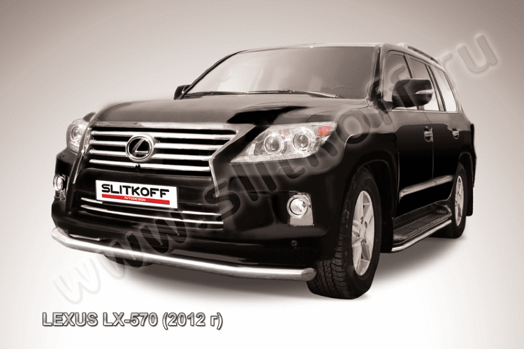 Защита переднего бампера d76 Lexus LX-570
