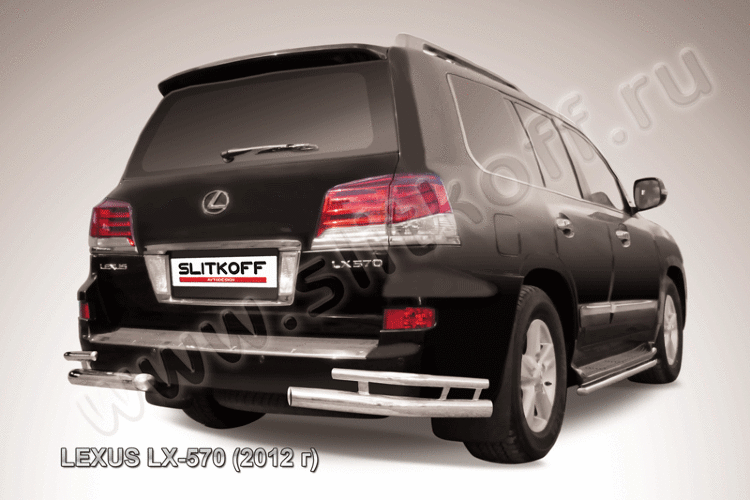 Уголки d76+d42 двойные Lexus LX-570