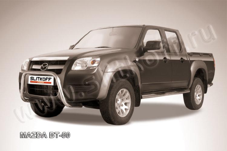 Кенгурятник d57 низкий "мини" Mazda BT-50