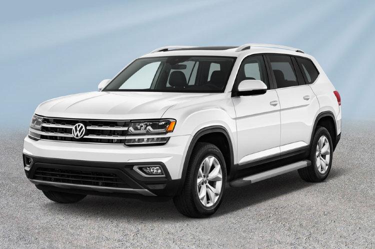 Пороги алюминиевые "Optima Silver" 2000 серебристые Volkswagen Teramont (2018)