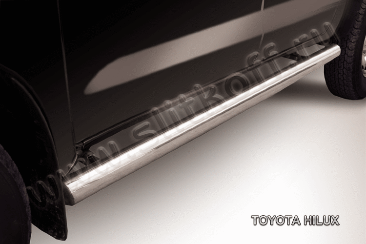Защита порогов d76 труба Toyota Hilux