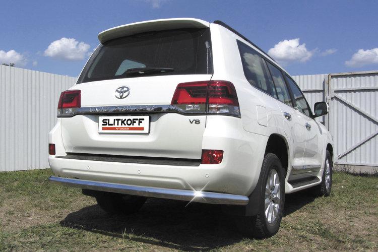 Защита заднего бампера d76 TOYOTA LAND CRUISER 200 (2015)