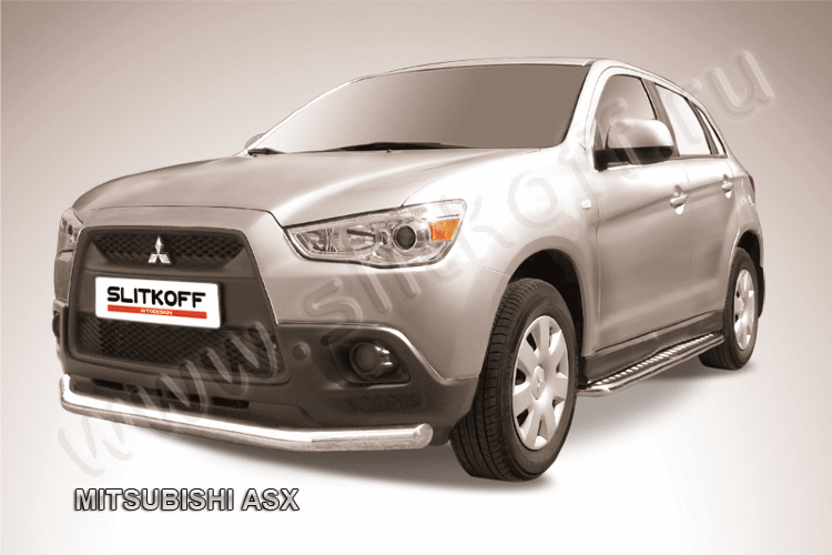 Защита переднего бампера d76 Mitsubishi ASX