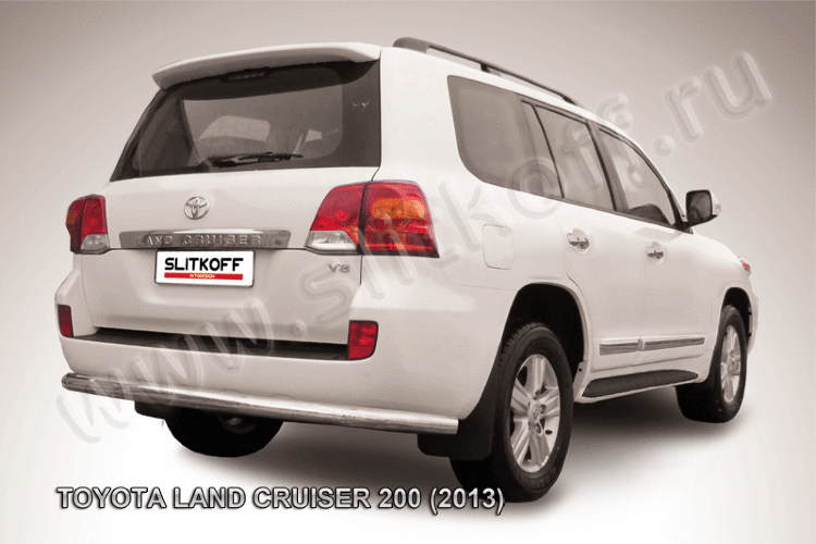 Защита заднего бампера d76 Toyota Land Cruiser 200 (2013)