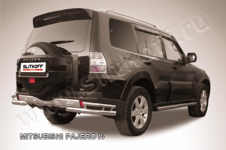 Уголки d76+d42 двойные Mitsubishi Pajero IV