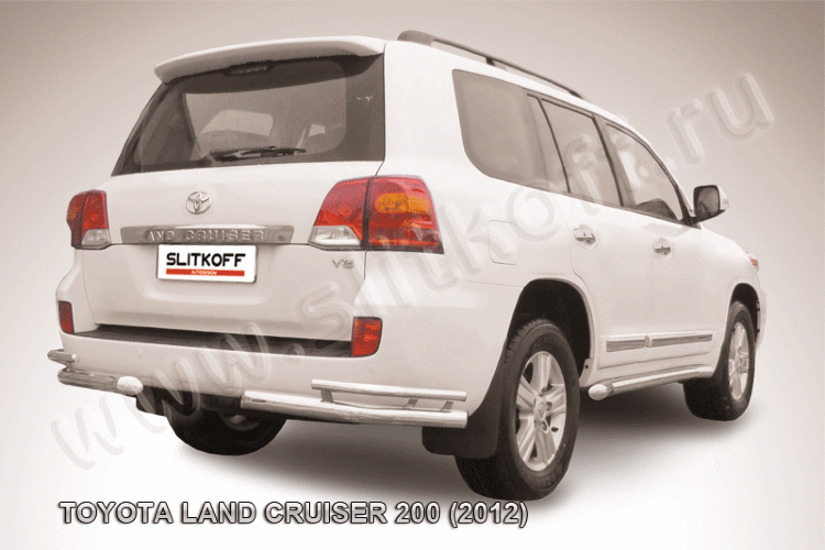 Уголки d76+d42 двойные Toyota Land Cruiser 200 (2012)