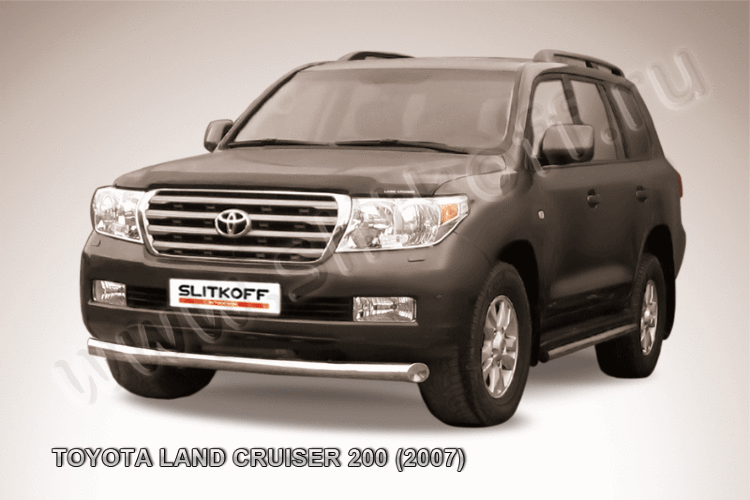 Защита переднего бампера d76 Toyota Land Cruiser 200 (2007)